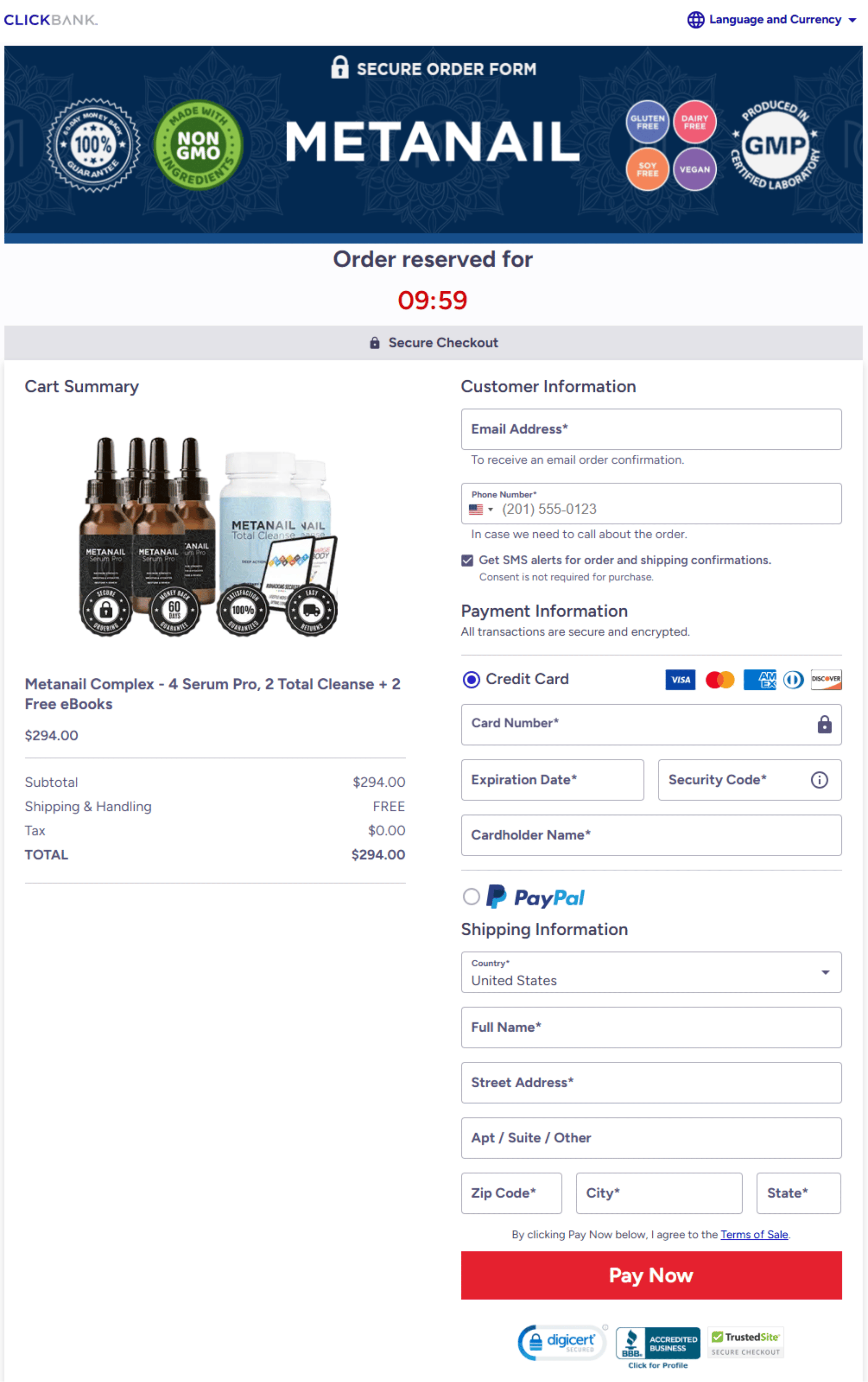 Metanail Serum Pro-Secure-Checkout